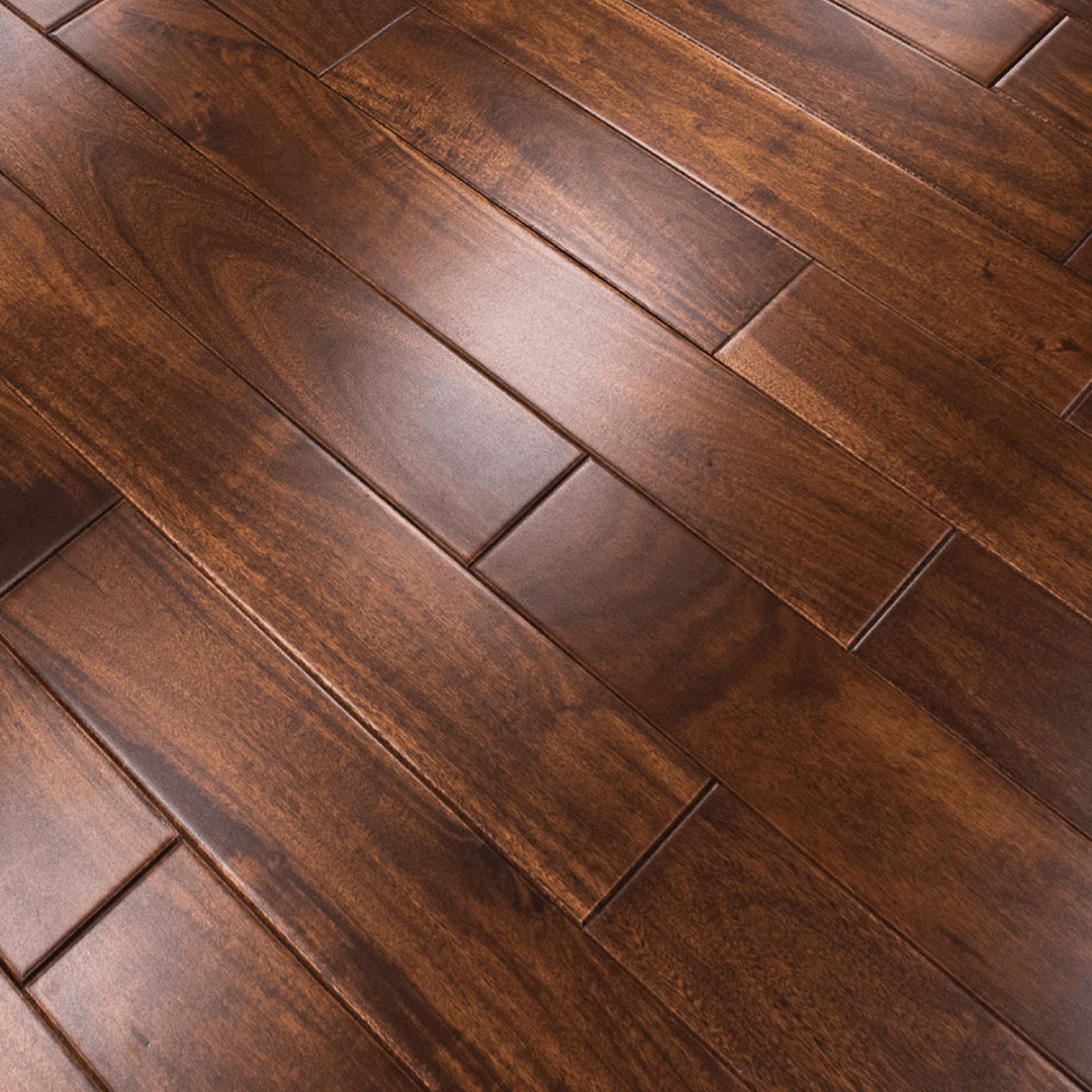 Asian Walnut Solid Wooden Flooring